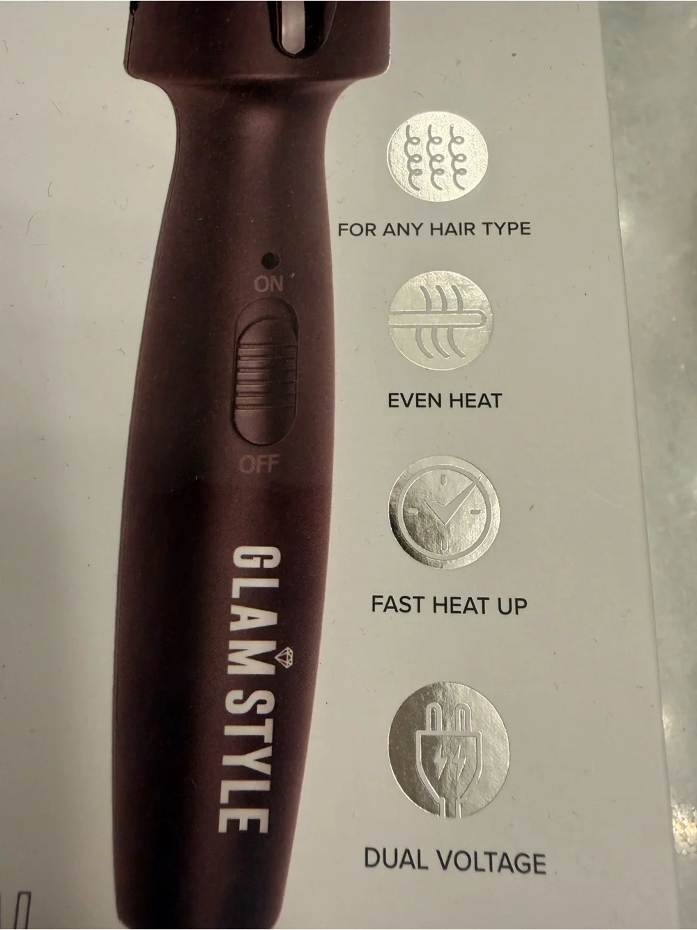 Glam Style Ceramic Hot Brush - New in Box
